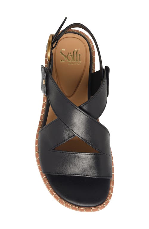 Söfft Nadia Slingback Sandal In Black
