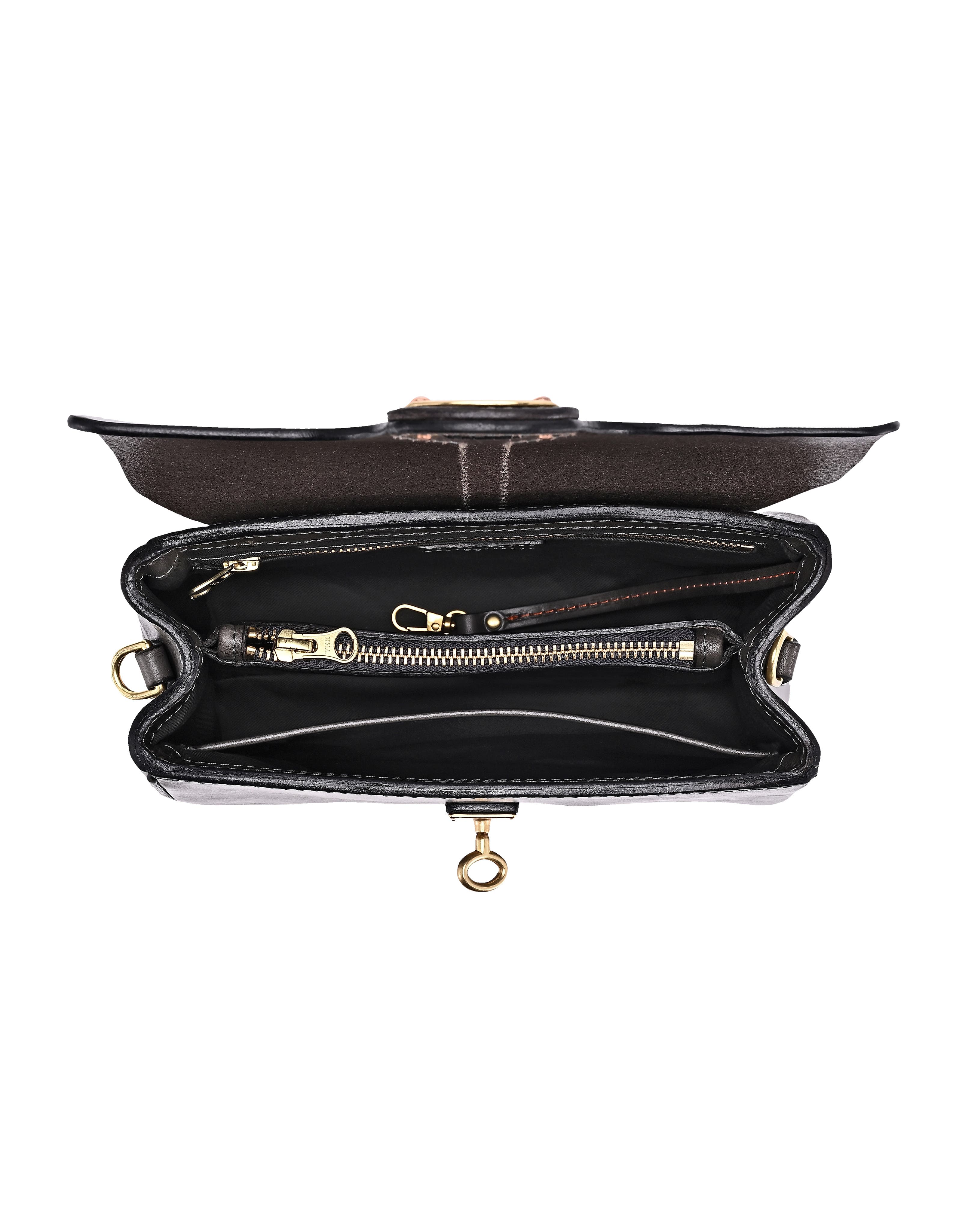 OLD TREND Laurel Genuine Leather Vintage Slim Crossbody, Alternate, color, Grey