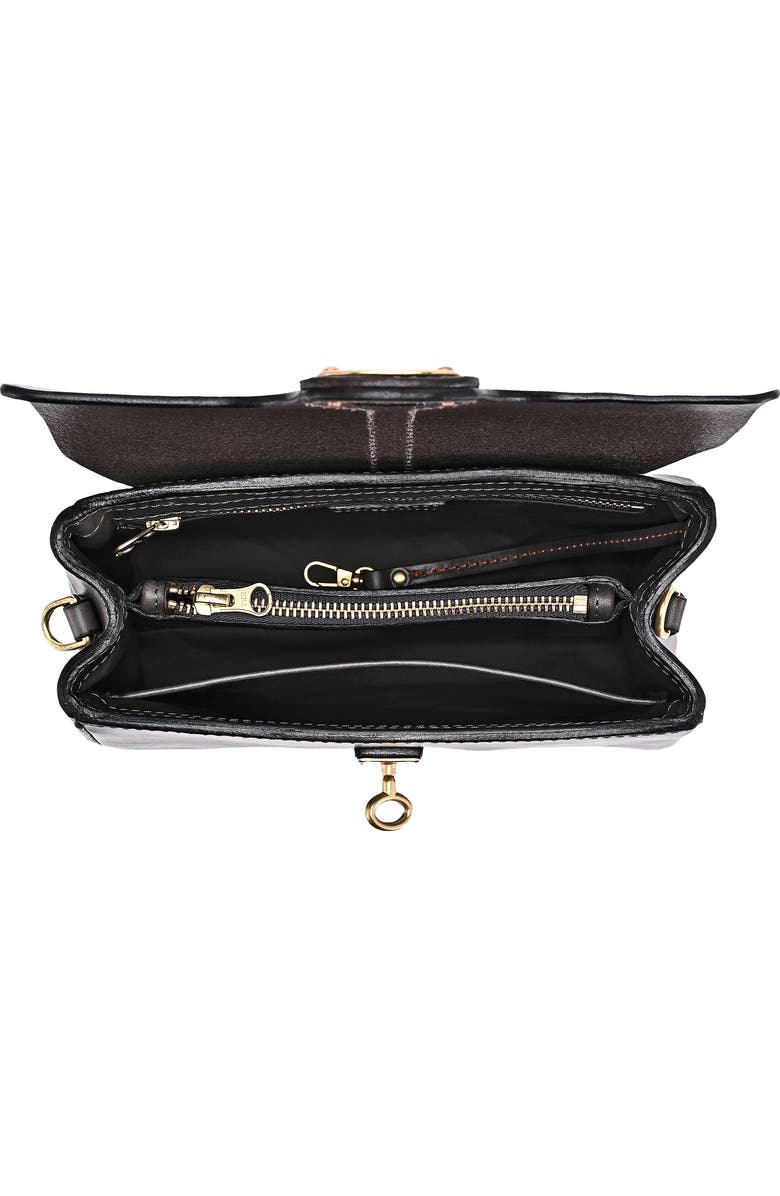 OLD TREND Laurel Genuine Leather Vintage Slim Crossbody, Alternate, color, Grey