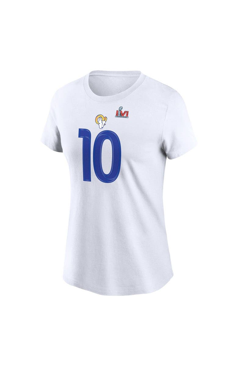 Nike Women's Nike Cooper Kupp White Los Angeles Rams Super Bowl LVI Name & Number T-Shirt, Alternate, color, White