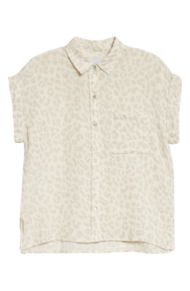 Rails Whitney Short Sleeve Linen Blend Camp Shirt, Alternate, color,