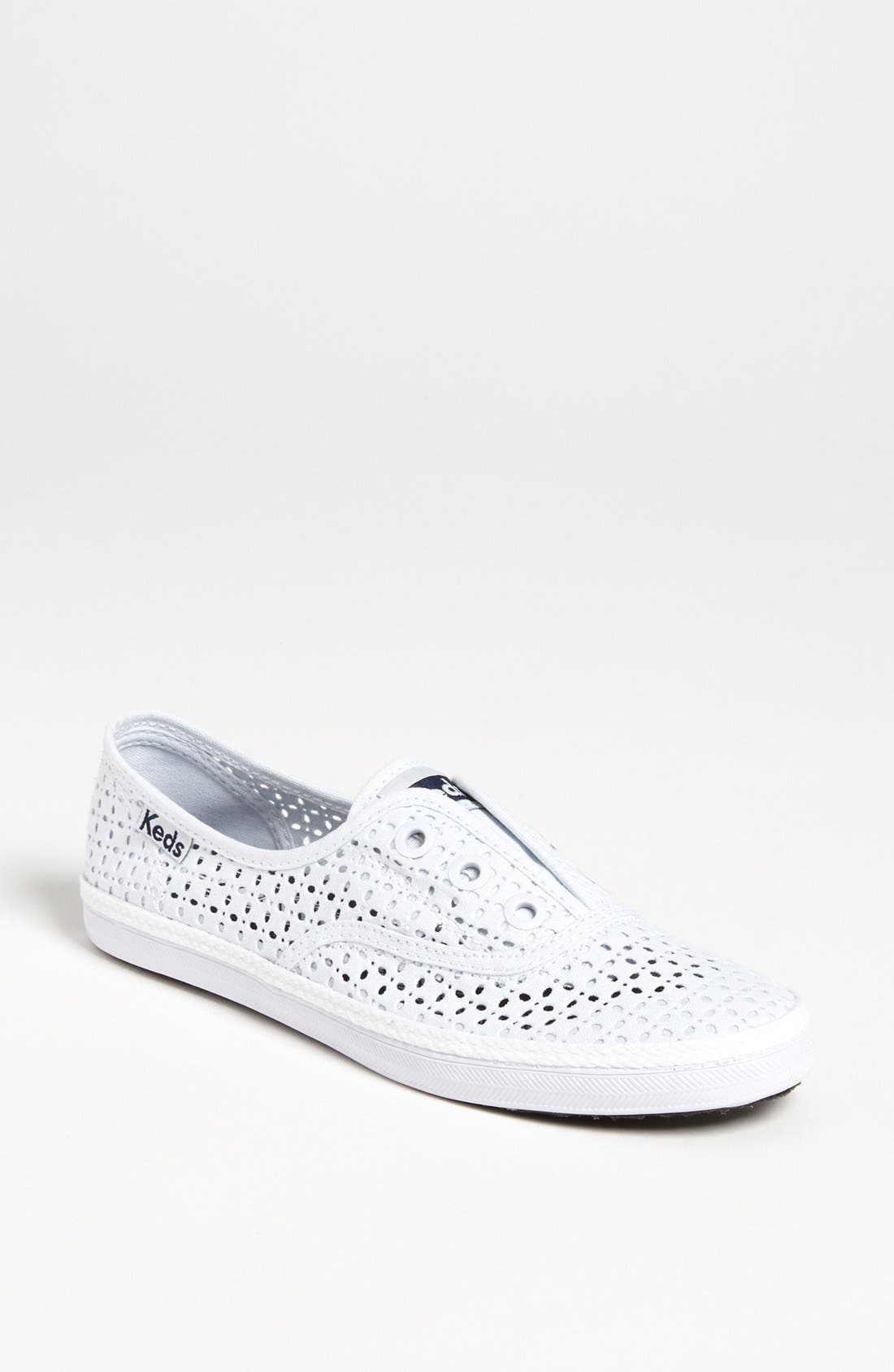 'Rookie' Slip-On, Main, color, WHITE