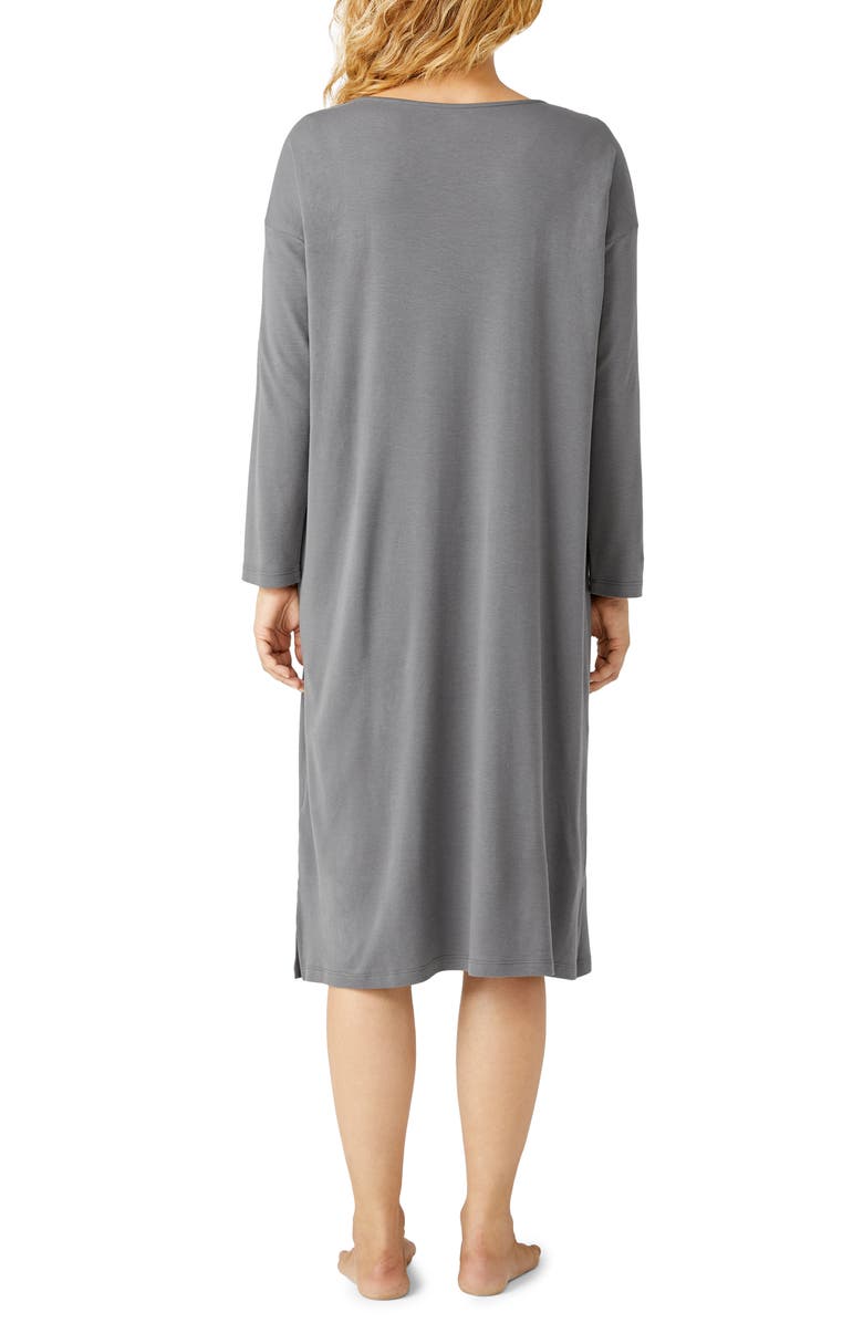 EILEEN FISHER SLEEP wear Wide Neck Organic Cotton Nightgown, Alternate, color,