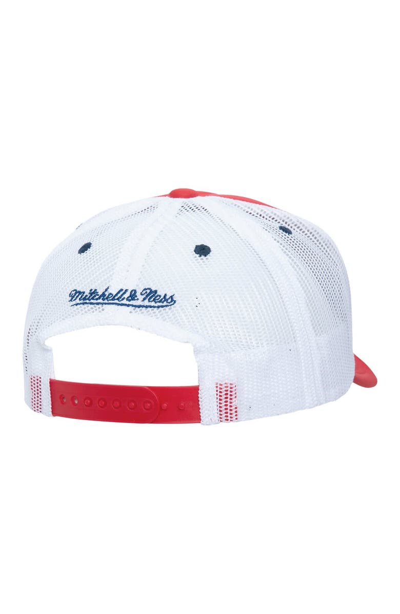 Mitchell & Ness Men's Red Philadelphia Phillies Sideline Trucker Adjustable Hat, Alternate, color, Red