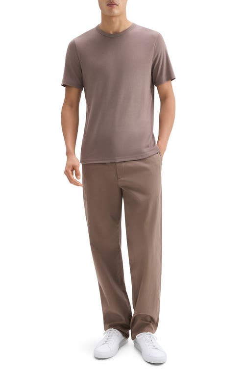 Theory Anemone Milano Essential Tee In Walnut