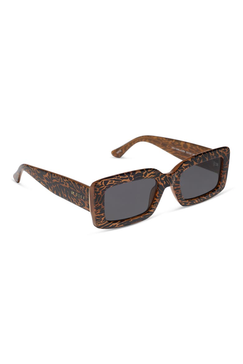 Katie Rectangle Sunglasses, Alternate, color, JUNGLE GREY