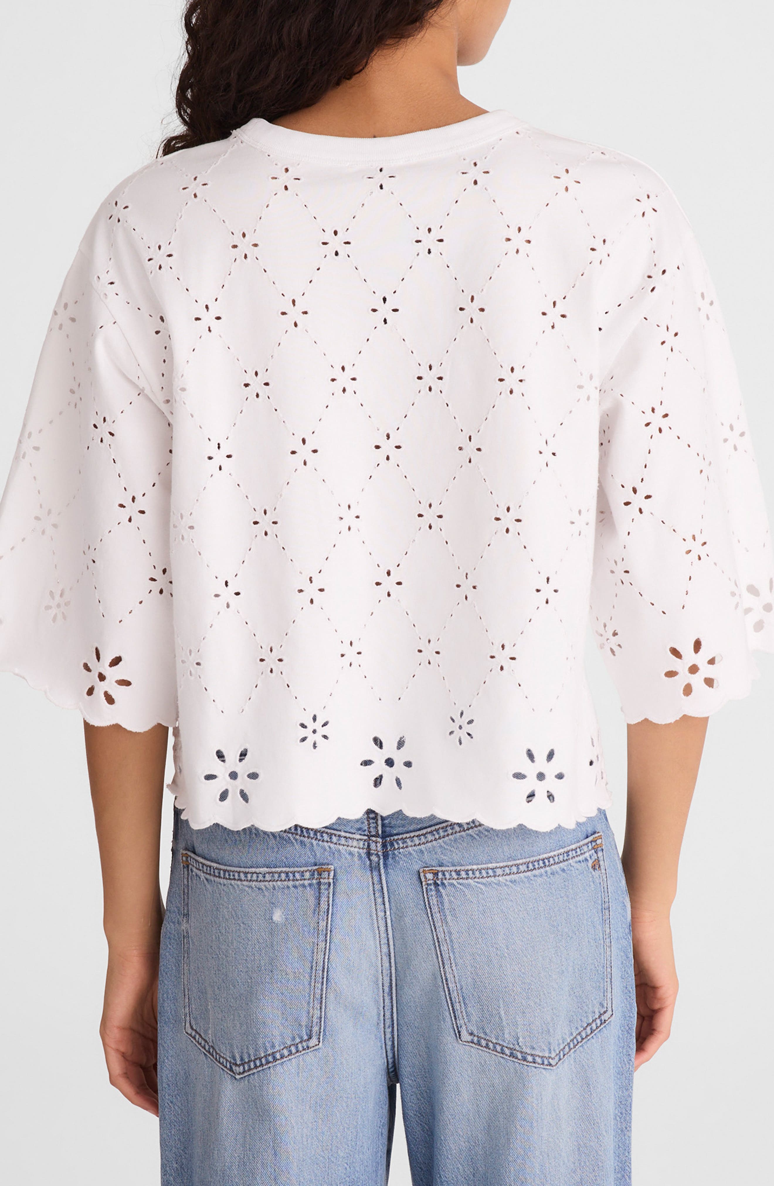 The Embroidered Boxy Crop Tee - image 2