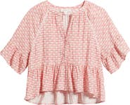 Treasure & Bond Ruffle Peplum Top