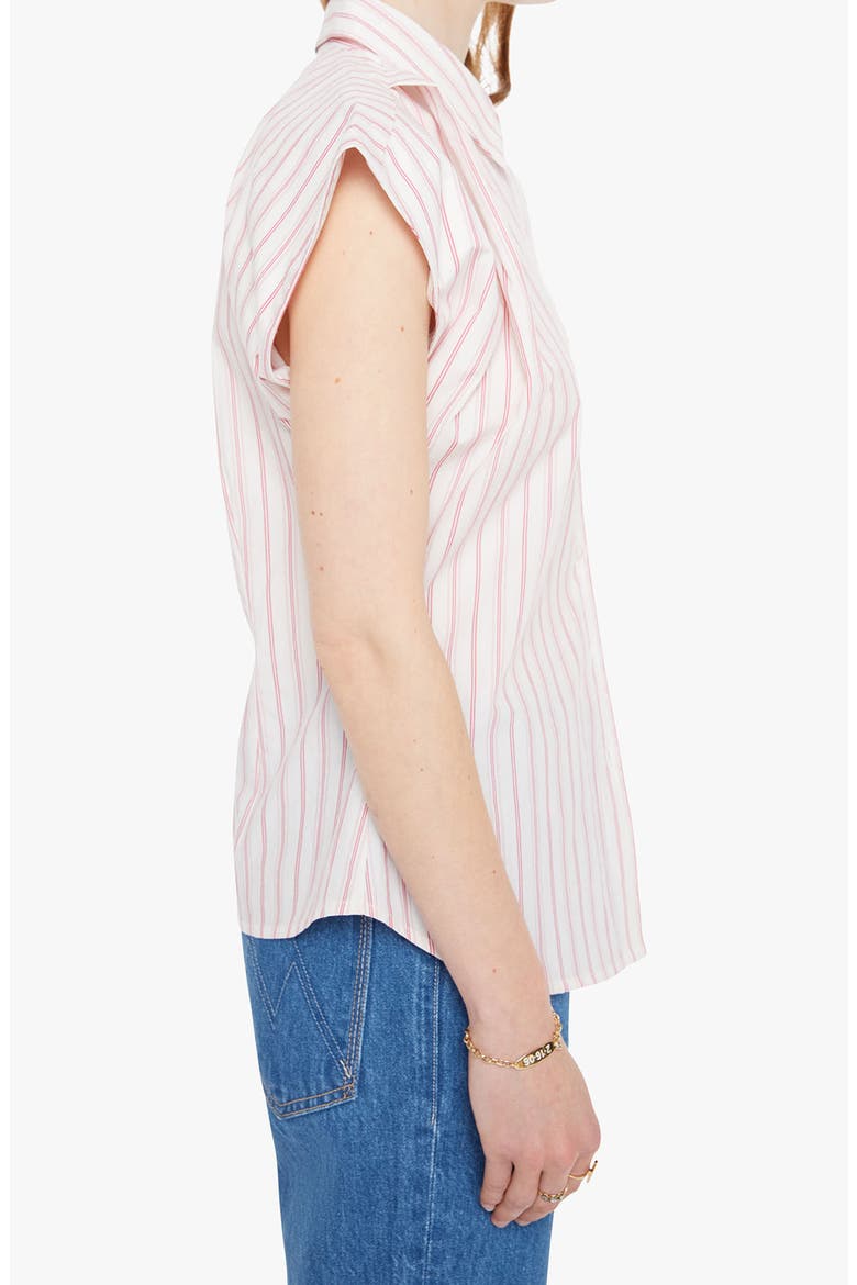 The Cap Game Stripe Cotton Button-Up Shirt, Alternate, color, LINE BREAKER