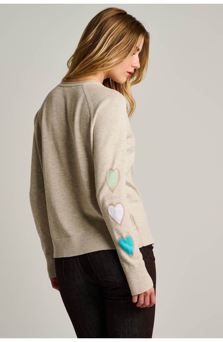 Lisa Todd Love Affairs Cotton Sweater, Alternate, color, Almond