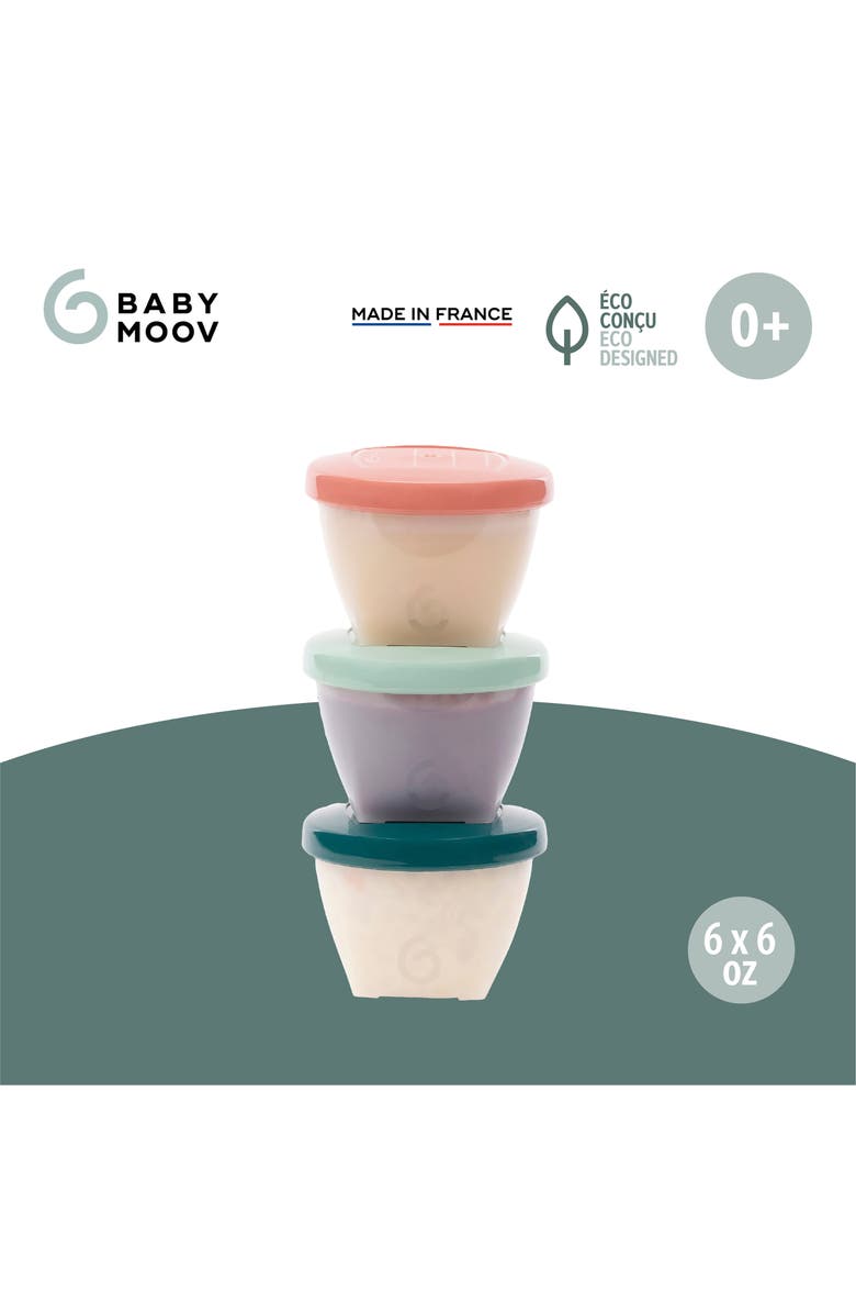 Babymoov Babybols 6 6-Ounce Baby Food Container Set, Alternate, color, 