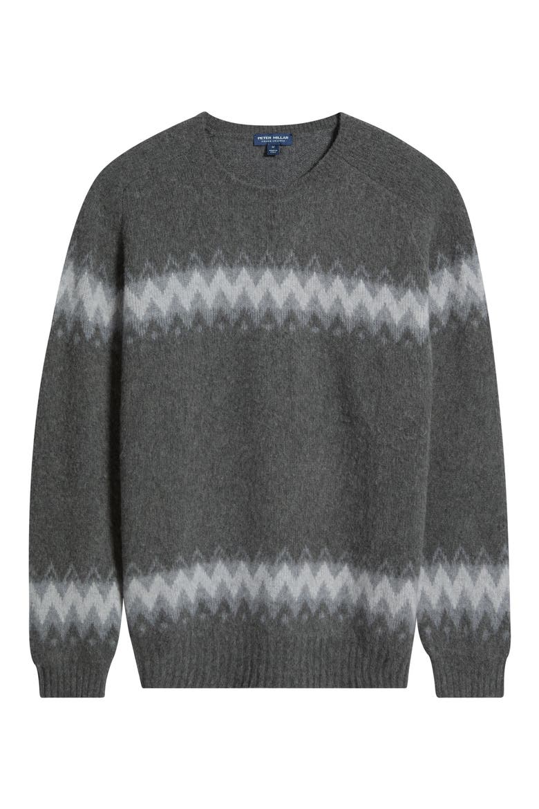 Crown Crafted Apres Ski Merino Wool & Cashmere Sweater, Alternate, color, FOSSIL