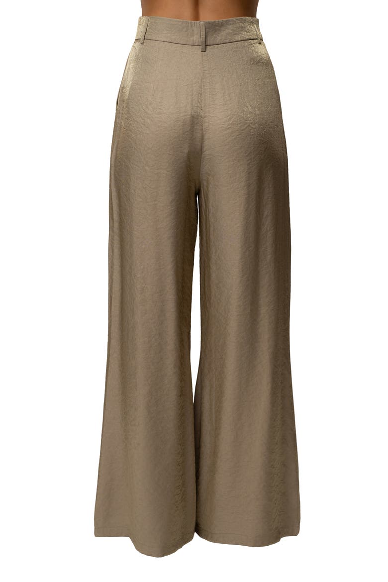 Monaco Wide Leg Pant, Alternate, color, Olive