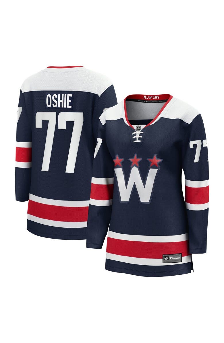 FANATICS Women's Fanatics Branded TJ Oshie Navy Washington Capitals Alternate Premier Breakaway Player Jersey, Main, color, Navy