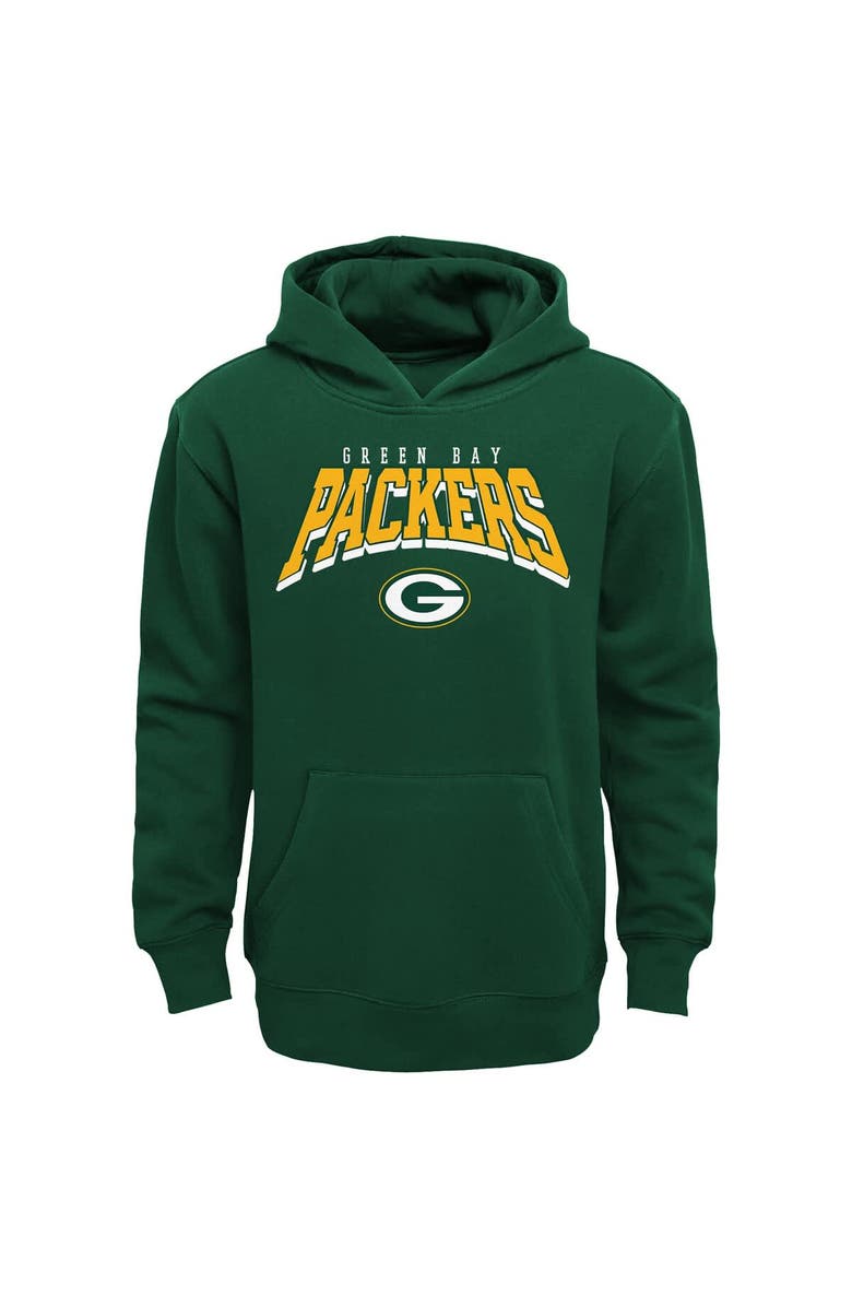 Outerstuff Toddler Green Bay Packers Dynamic Duo Fleece Pullover Hoodie & Sweatpants Set, Alternate, color,