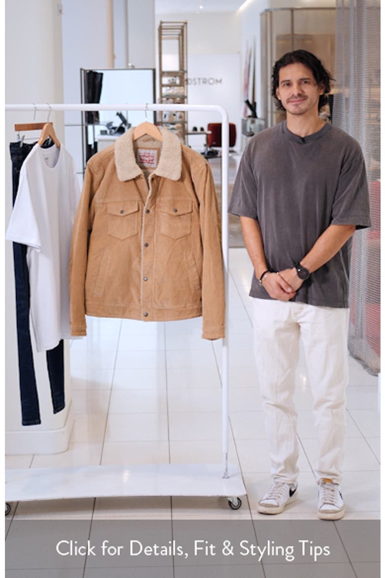 Corduroy & Faux Shearling Depot Jacket video