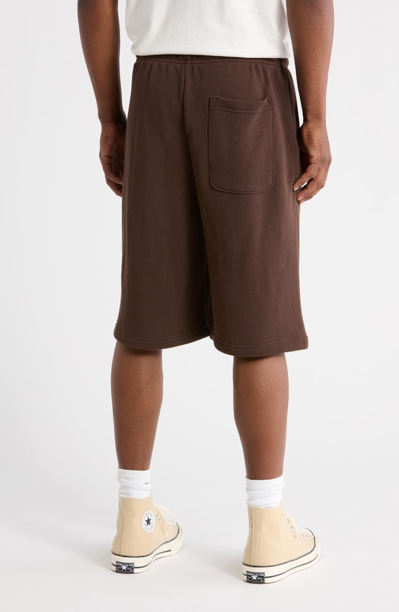 Abound Drawstring Waist Cotton Blend Shorts, Alternate, color, Brown Bracken