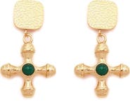 Petit Moments Turin Cross Drop Earrings