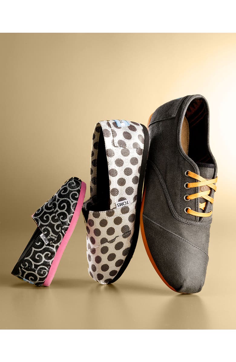 TOMS 'Classic - Metallic Dot' Slip-On, Alternate, color,