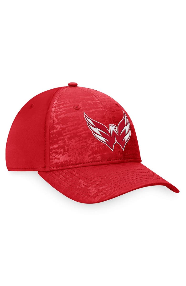 FANATICS Men's Fanatics Branded Red Washington Capitals Fundamental Flex Hat, Alternate, color,