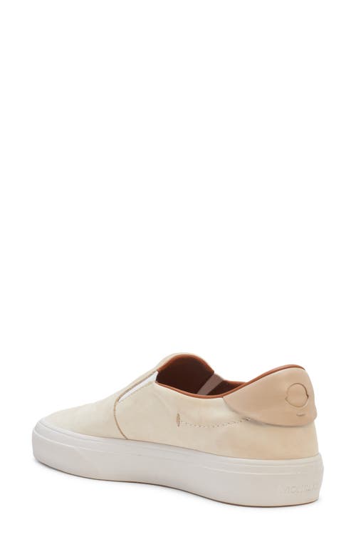 Moncler Monclub Slip-on Sneaker In White