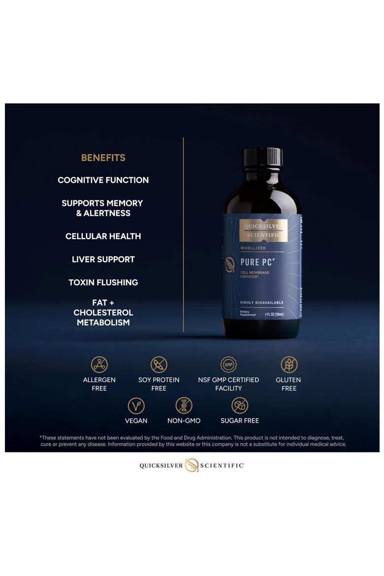 Micellized Pure PC Phosphatidylcholine Liquid Cellular Support Supplement, Alternate, color, None