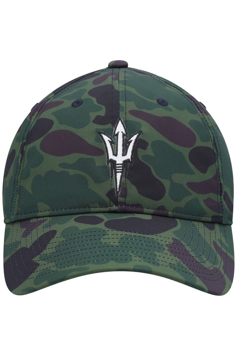 Men's adidas Camo Arizona State Sun Devils Military Appreciation Slouch Primegreen Adjustable Hat, Alternate, color, Camo