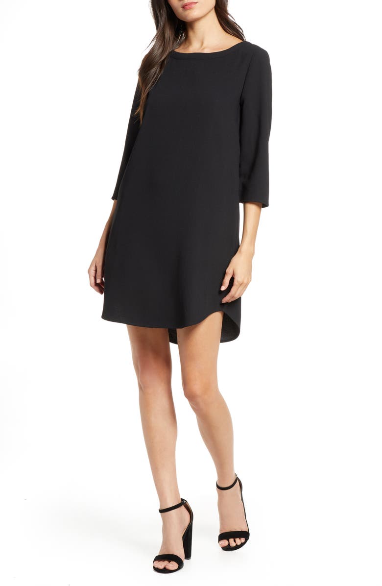 BB Dakota by Steve Madden BB Dakota Jazlyn Crepe Shift Dress, Main, color,