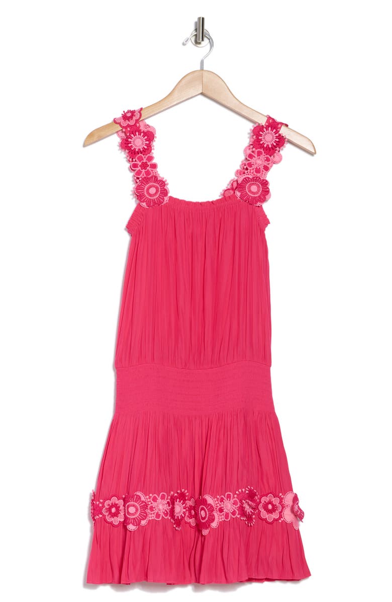 Ramy Brook Effie Floral Appliqué Dress, Alternate, color,