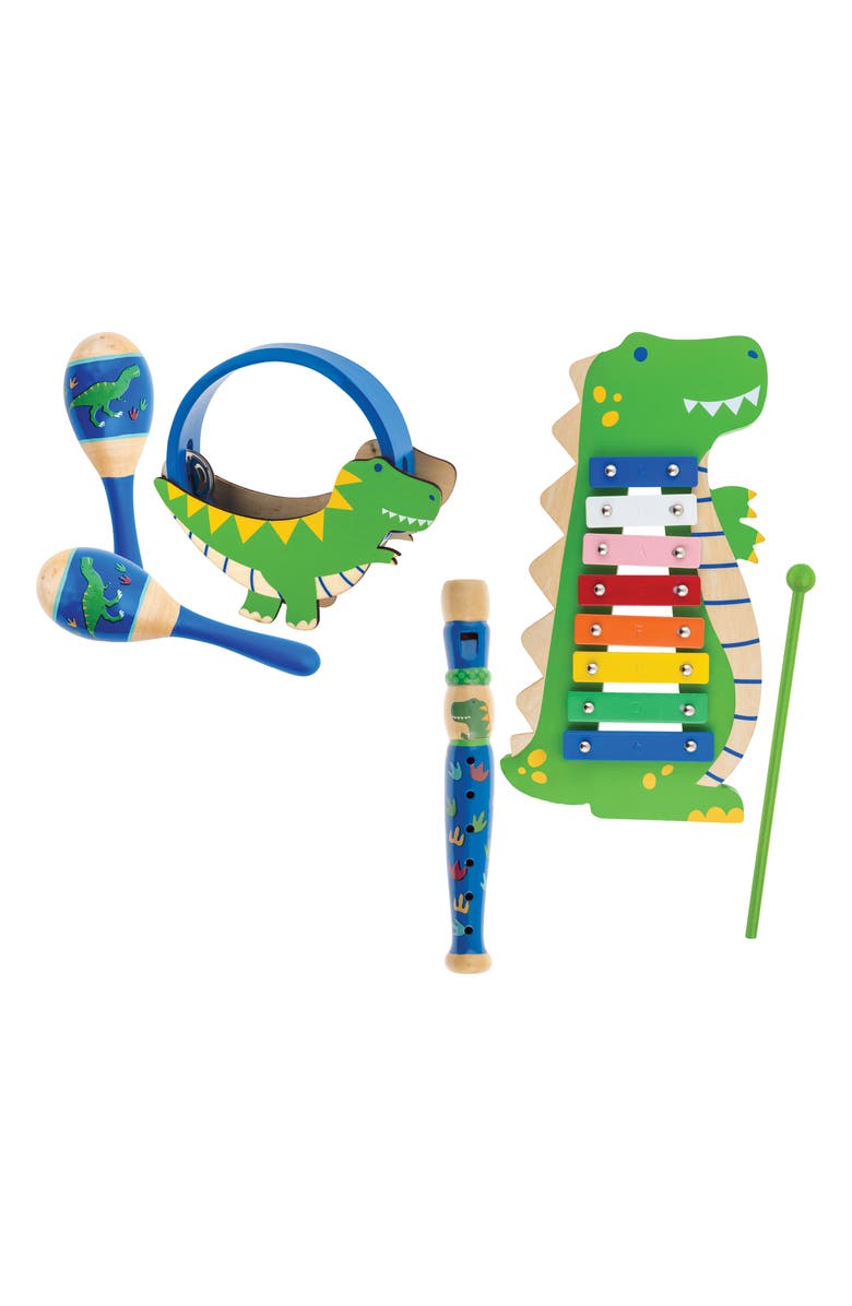 Stephen Joseph 6-Piece Dino Music Set, Main, color, 