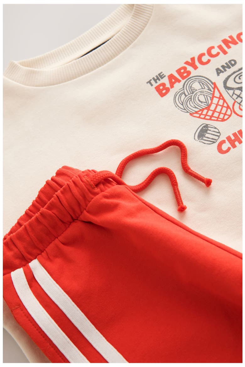 Kids' Graphic Sweatshirt & Track Pants Set, Alternate, color, MULTI