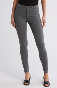 AG Farrah High Waist Coated Skinny Jeans