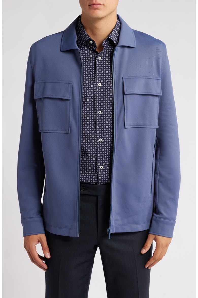 Sigmon Zip Jacket, Main, color, NAVY