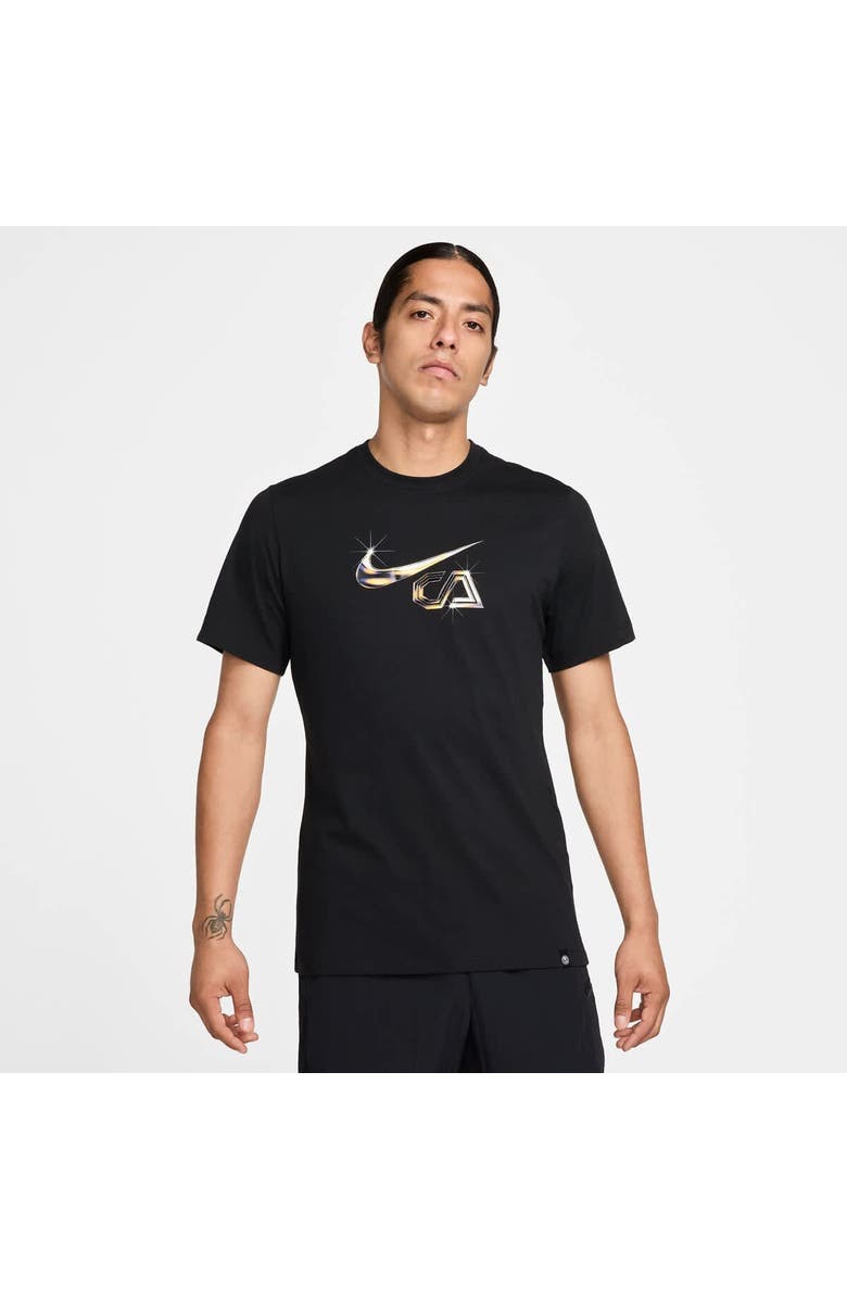 Nike Men's Nike Black Club America CA x CA Swoosh T-Shirt, Main, color,