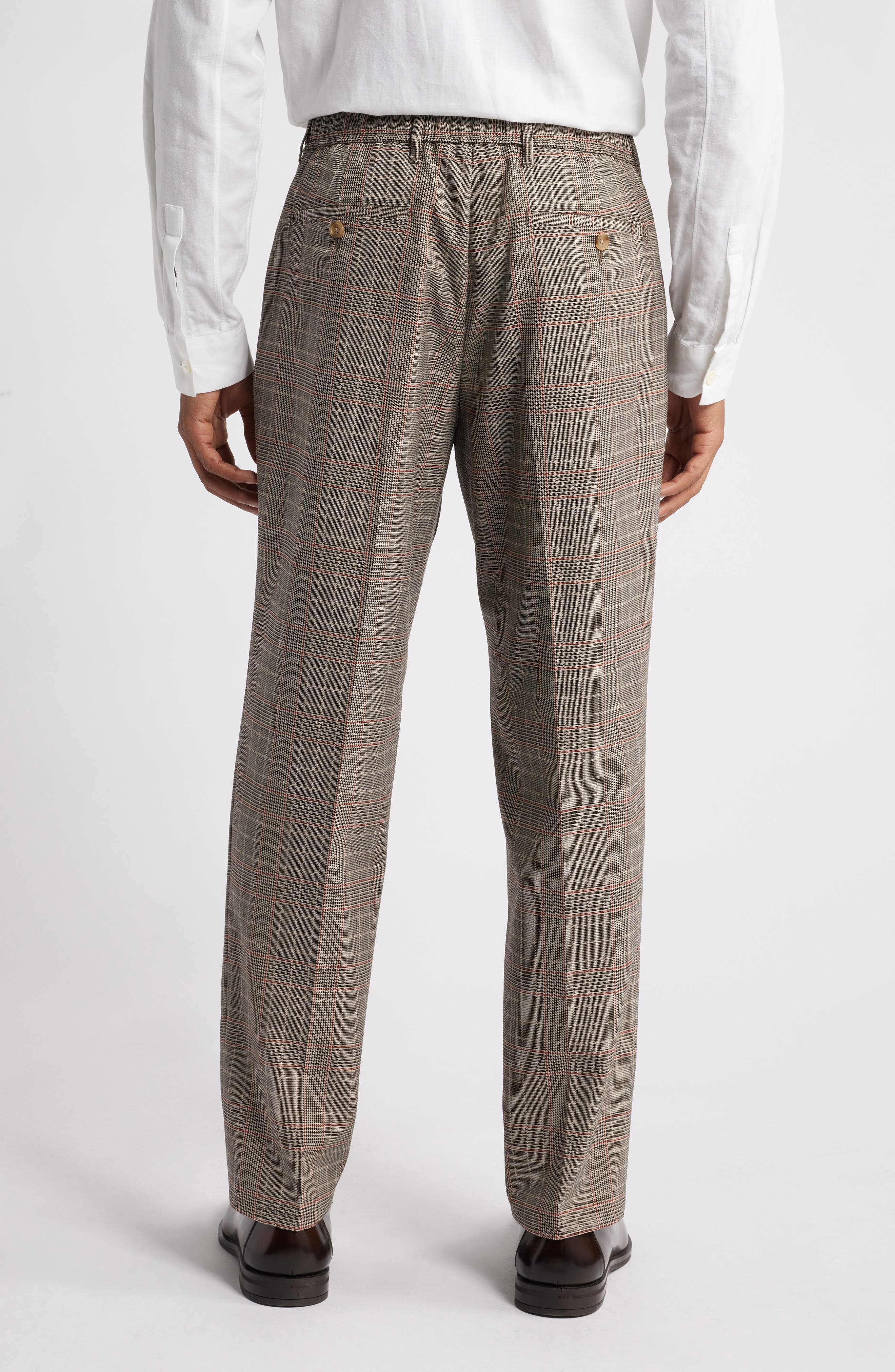 Open Edit Slim Fit Pattern Pants (Men) | Nordstromrack