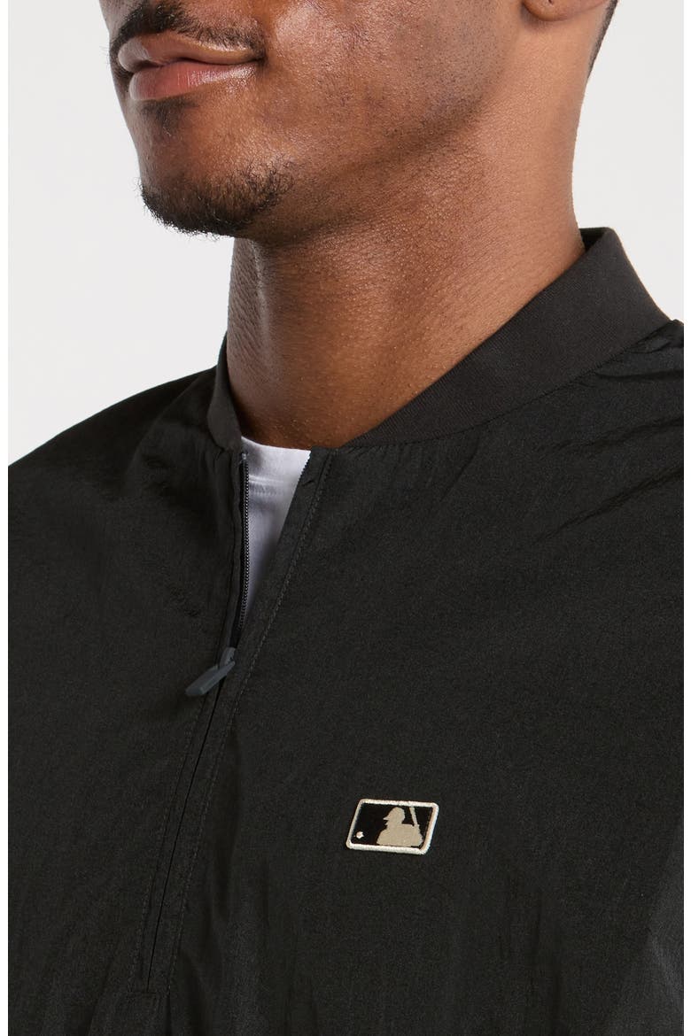MLB Three-Quarter-Sleeve Pullover, Alternate, color, BLACK