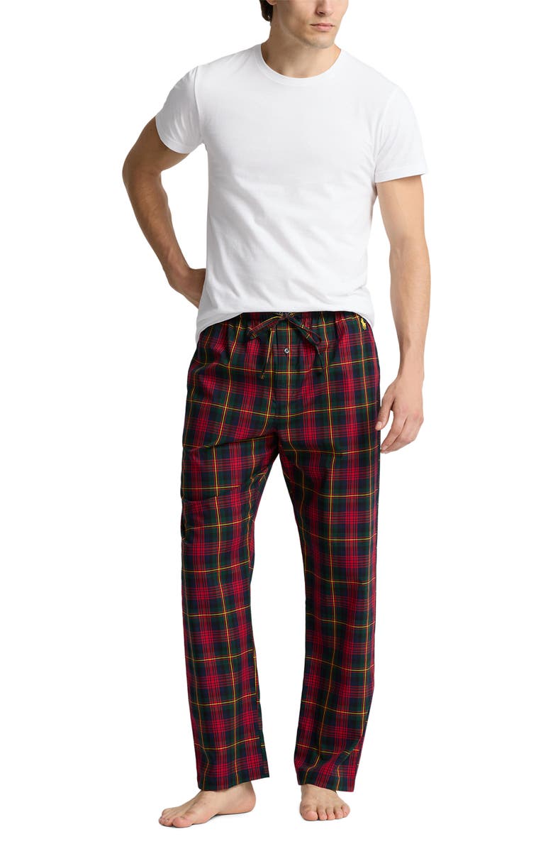 Polo Ralph Lauren Print Cotton Pajama Pants, Alternate, color,