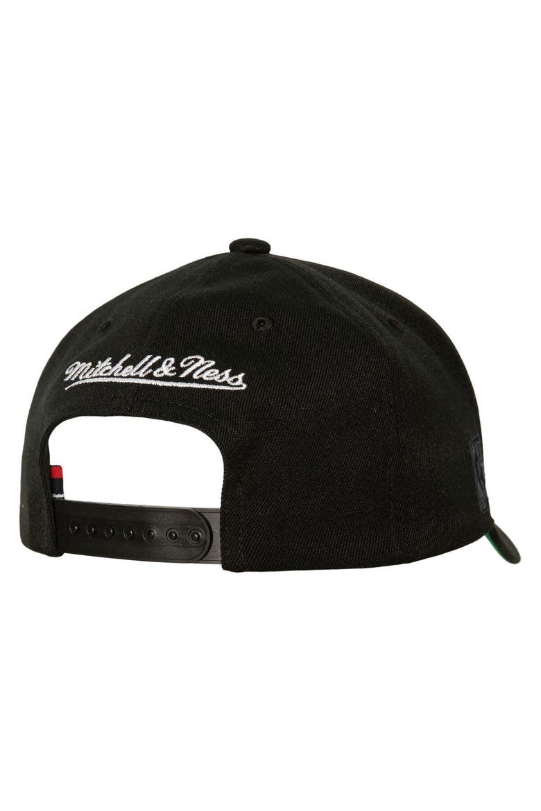 Men's  Black New Jersey Nets SUGA x NBA by Mitchell & Ness Capsule Collection Glitch Stretch Snapback Hat, Alternate, color, Black