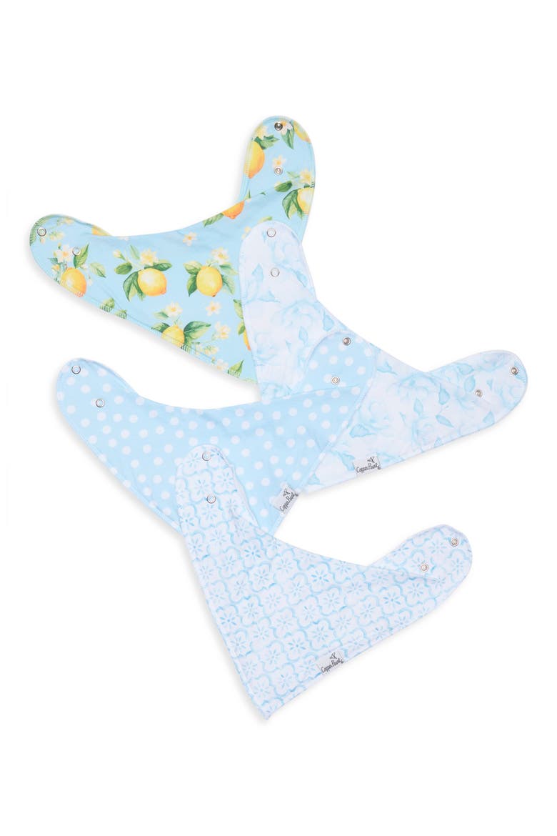 Melody 3-Pack Cotton Bandana Bibs, Main, color, MELODY