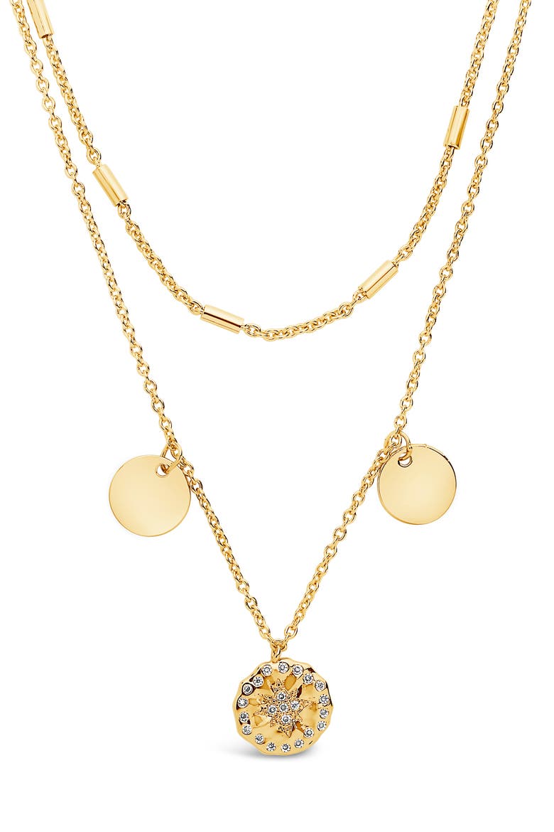 Polaris Pendant Layered Necklace, Alternate, color, GOLD