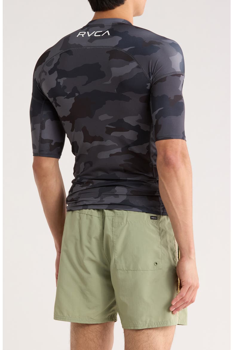 Camo Rashguard T-Shirt, Alternate, color, BLACK CAMO