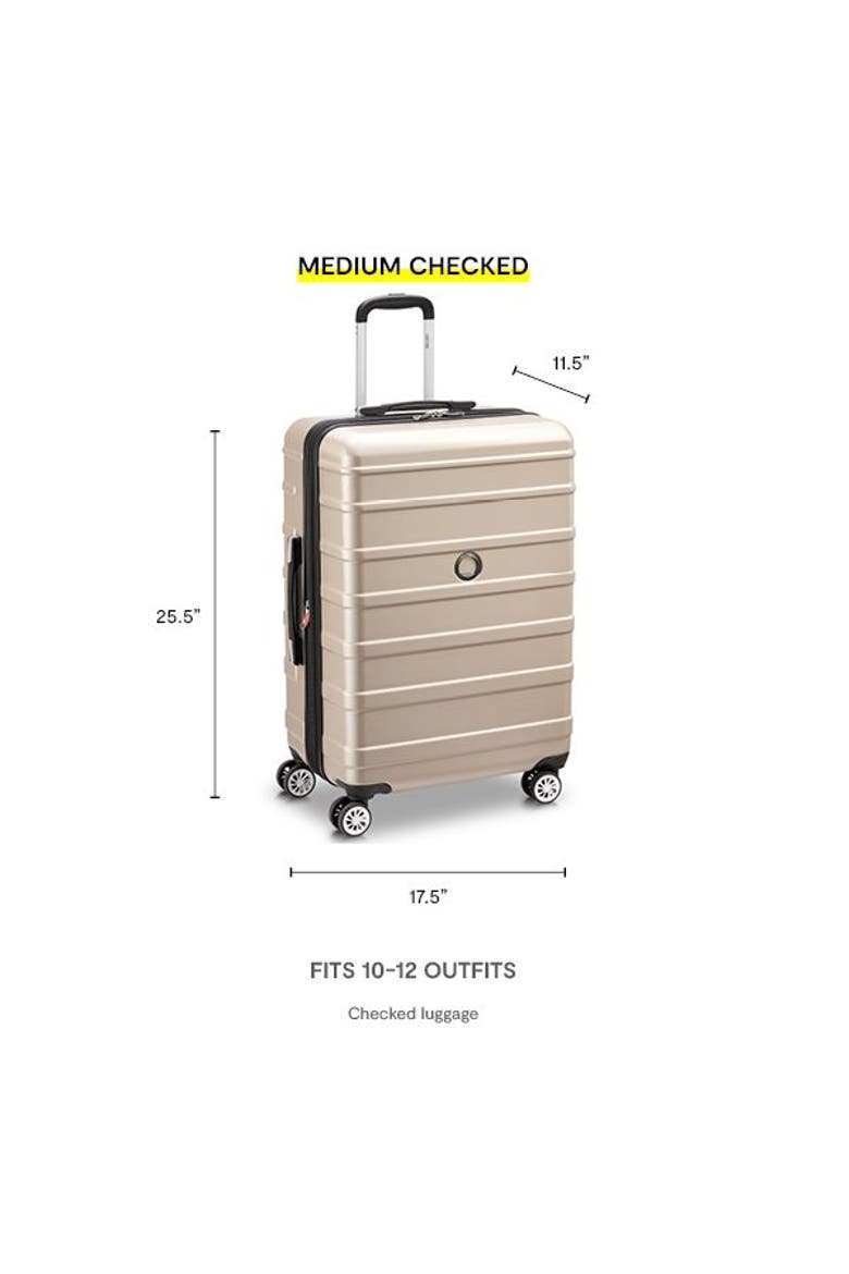 Margot Hardside (20"/24"/28") 3 Piece Spinner Suitcase Set, Alternate, color, Gold