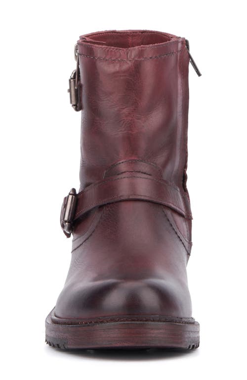 Vintage Foundry Umay Moto Boot In Burgundy