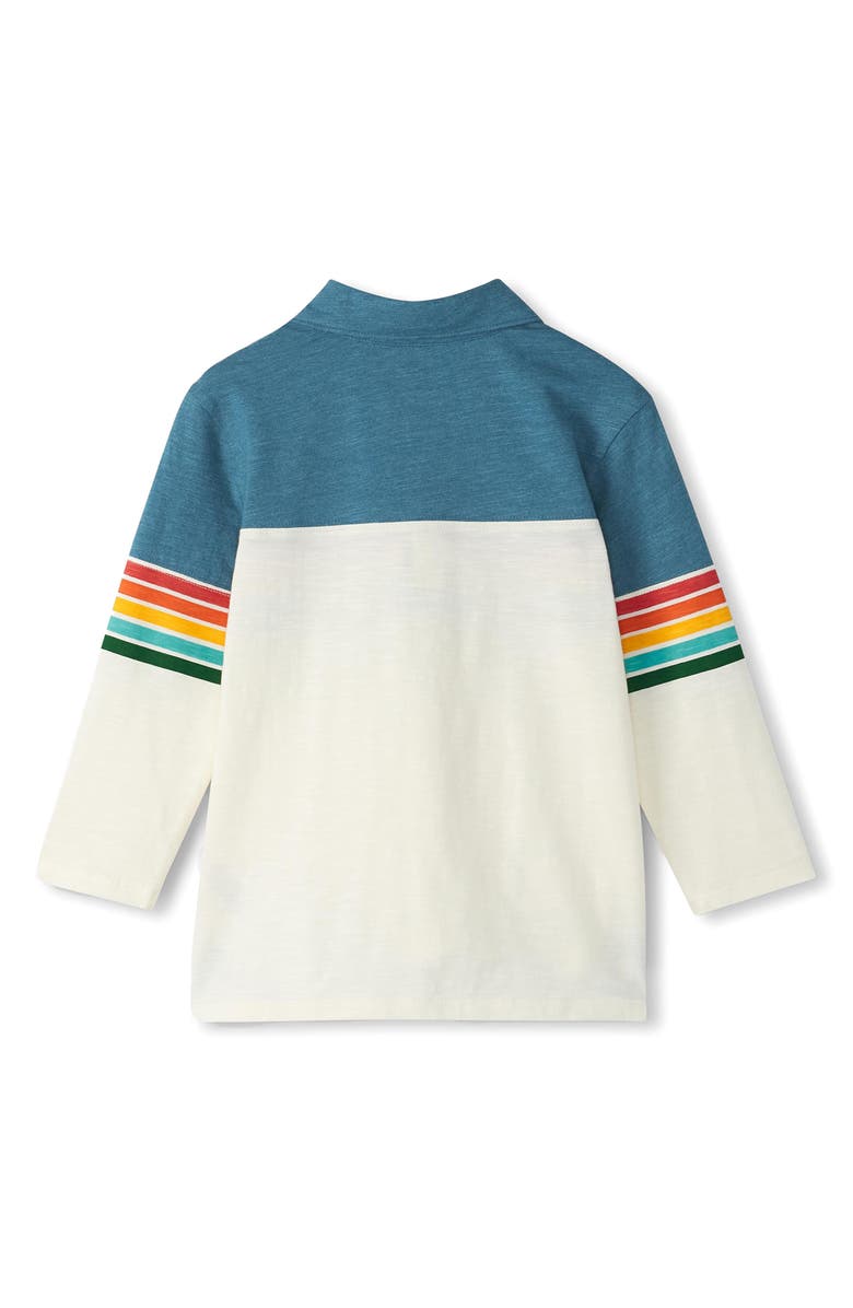Hatley Kids' Long Sleeve Cotton Blend Polo, Alternate, color, 