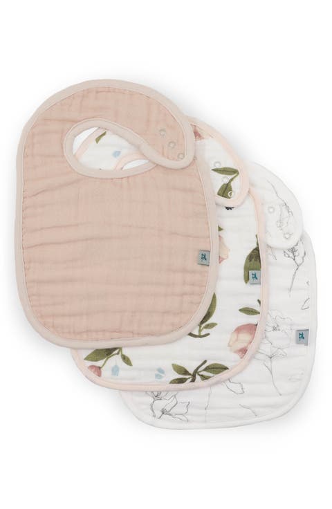 3-Pack Organic Cotton Muslin Bibs