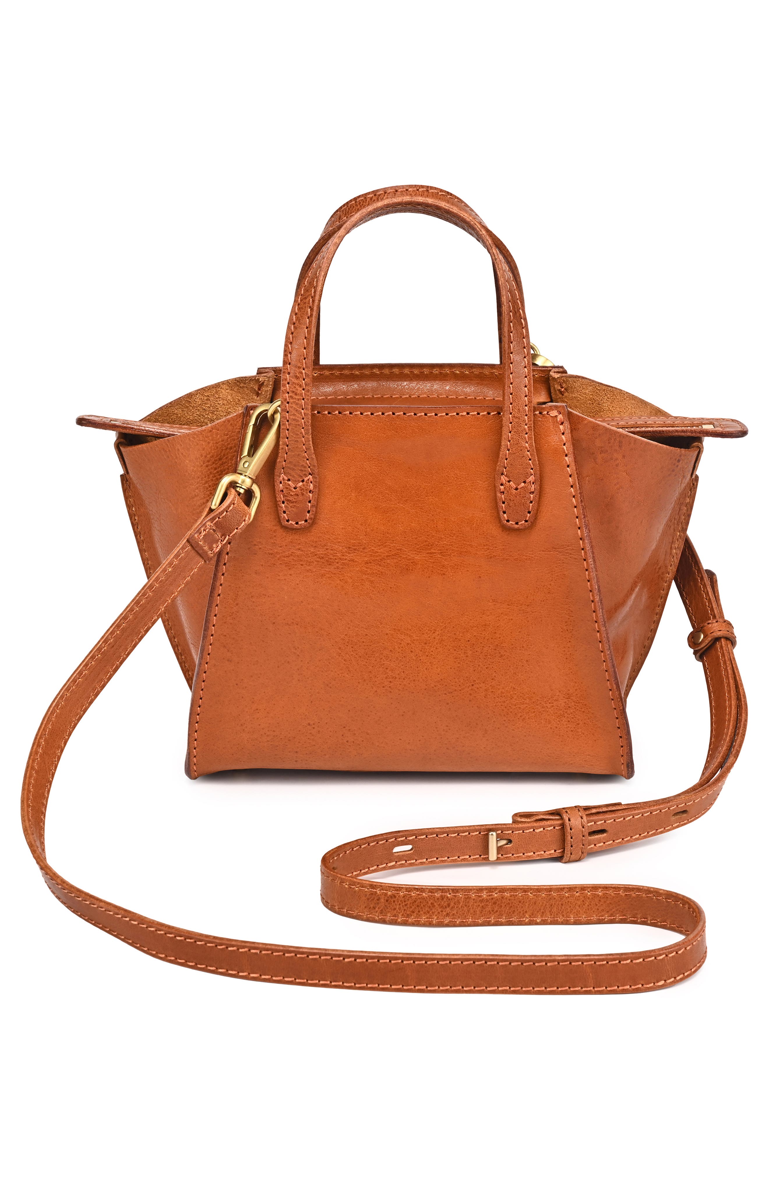Iris Mini Tote Bag, Alternate, color, CARAMEL