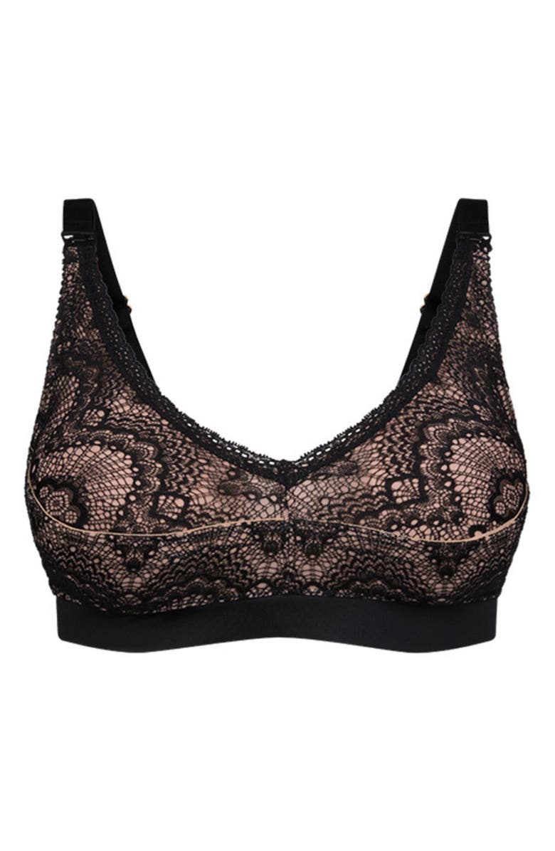 THE DAIRY FAIRY Ruby Wireless Hands-Free Pumping & Nursing Bra, Alternate, color, Black