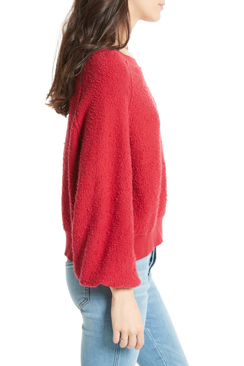 Found My Friend Sweatshirt, Alternate, color, RED