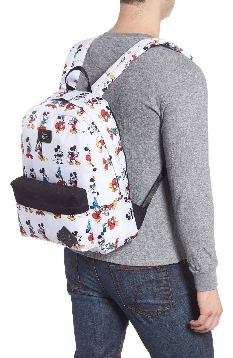 Vans x Disney Mickey's 90th Anniversary - Mickey Through the Ages Backpack, Alternate, color,