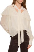Sanctuary Fade Into You Ruffle Georgette Top